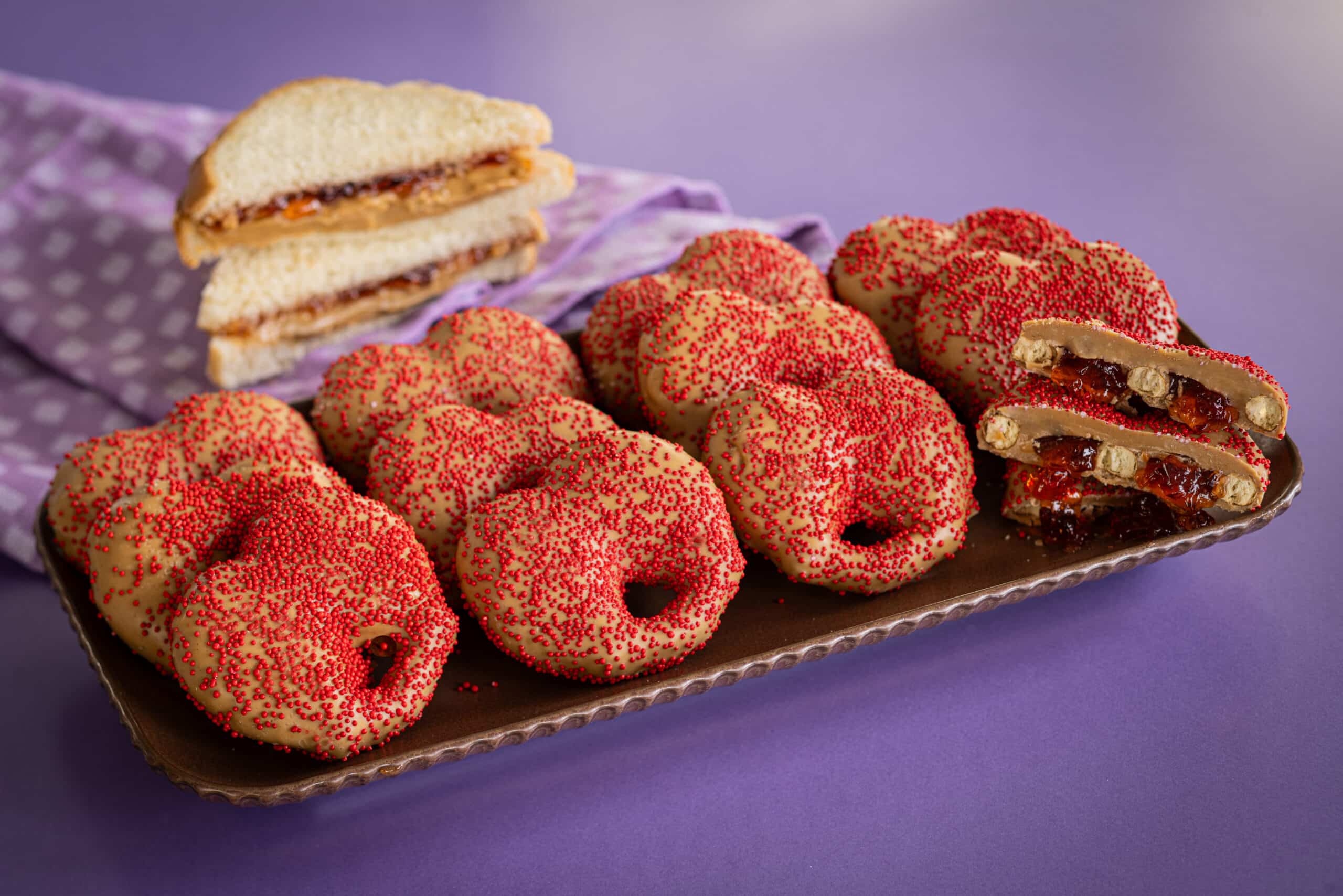 Peanut Butter & Strawberry Jelly Pretzels Landies Candies
