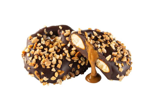 Dark Chocolate Peanut Butter Peanut Pretzels